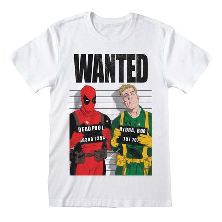 Marvel Deadpool Wanted T - Shirt - GeekCore