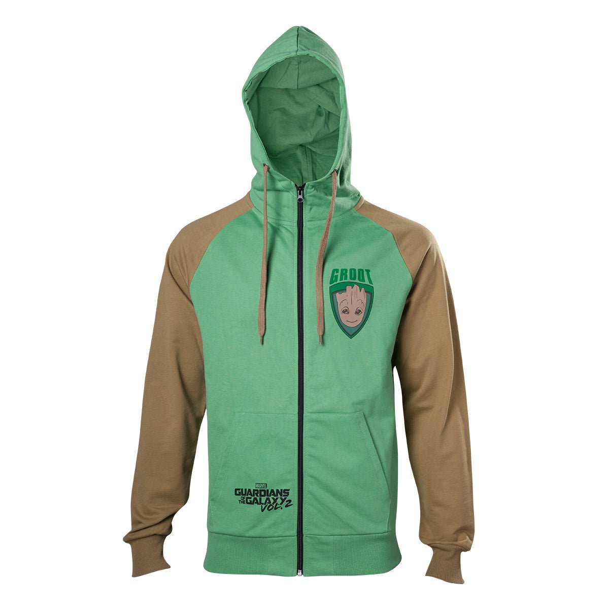 Marvel Guardians of the Galaxy Mens Groot Character Hoodie - GeekCore