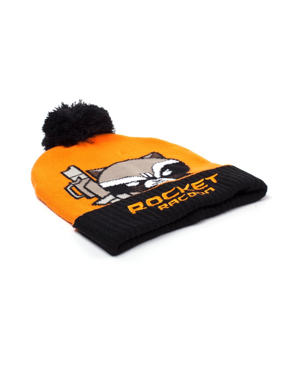 Marvel Guardians of the Galaxy Rocket Racoon Kawaii Art Beanie - GeekCore