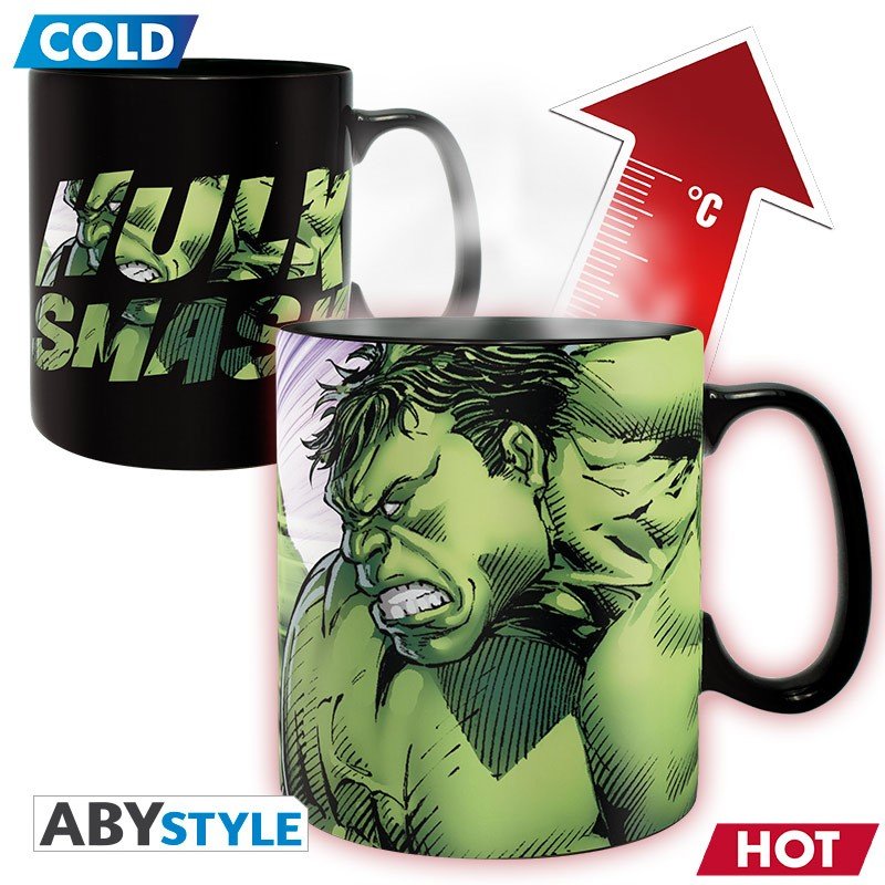 Marvel Incredible Hulk Heat Changing Mug - GeekCore