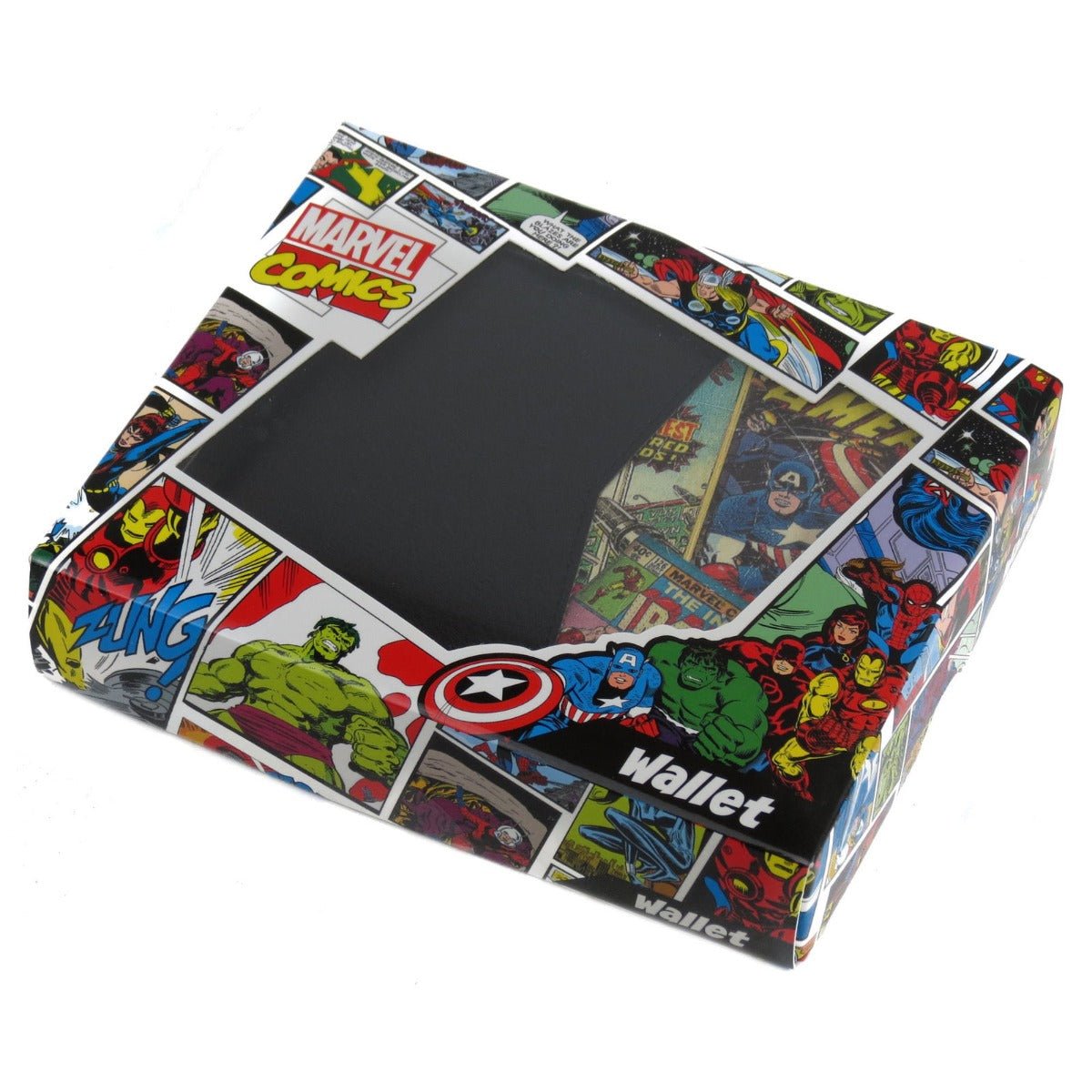 Marvel Retro Comic Print Bi - Fold Wallet - GeekCore