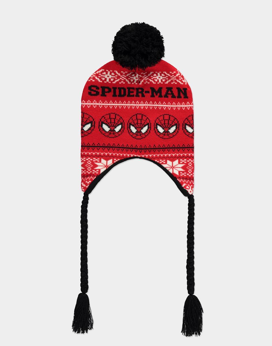 Marvel Spider - Man Christmas Sherpa Beanie - GeekCore