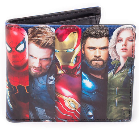 Marvel The Avengers Bi - Fold Character Wallet - GeekCore