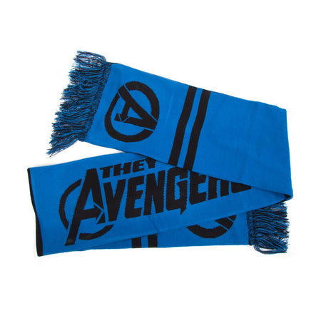 Marvel The Avengers Blue Logo Scarf - GeekCore