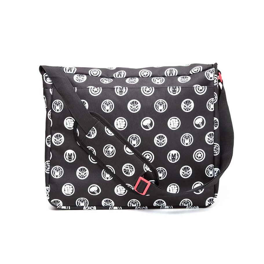 Marvel The Avengers Hero Icons Messenger Bag - GeekCore