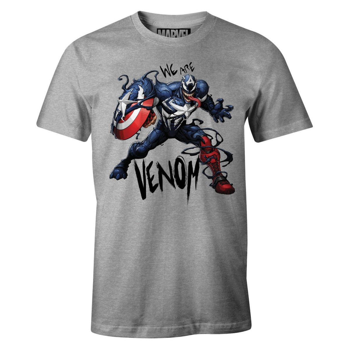 Marvel Venom "Venomized Captain America" T - Shirt - GeekCore