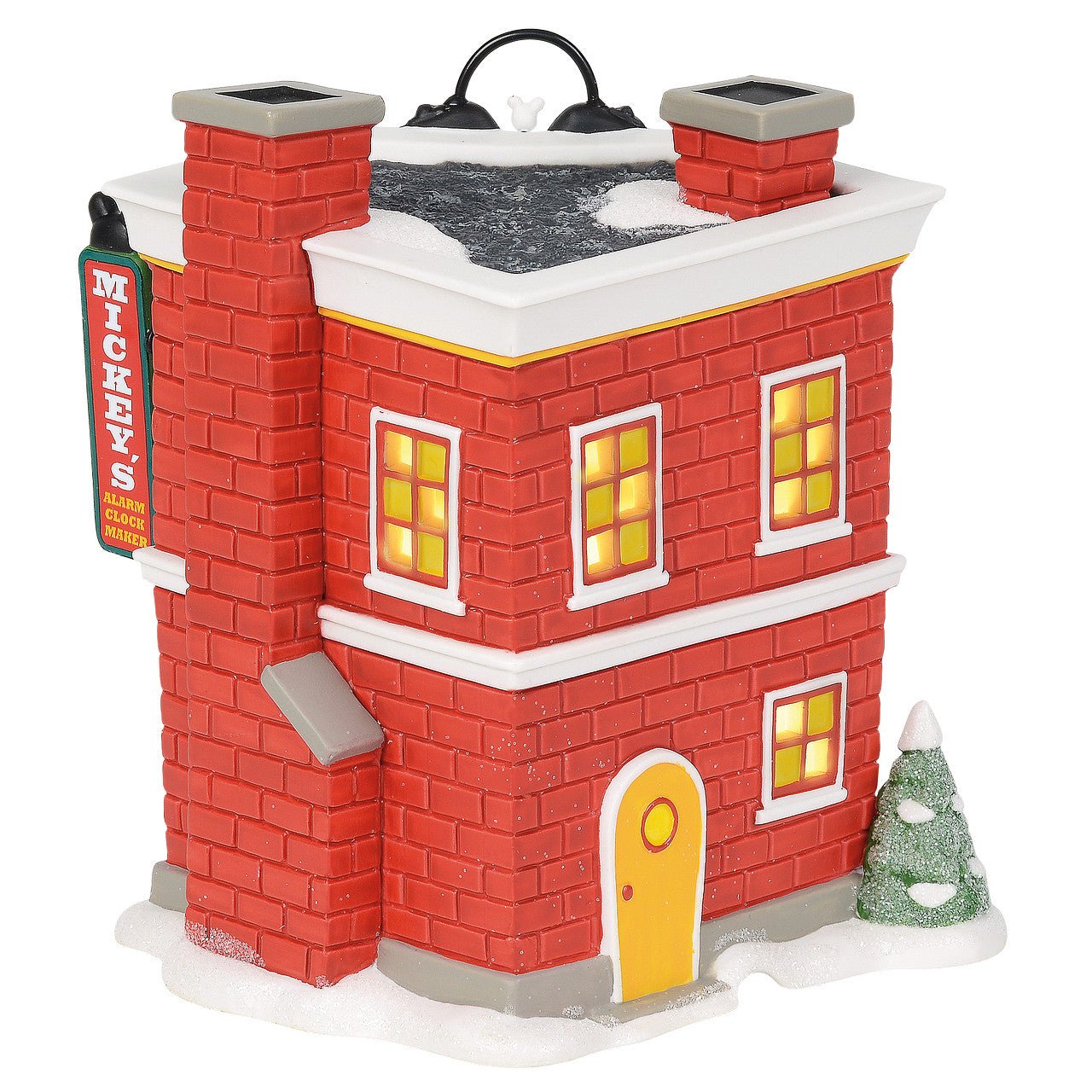 Mickey's Christmas Village Series by D56 - Mickey's Alarm Clock Shop - GeekCore