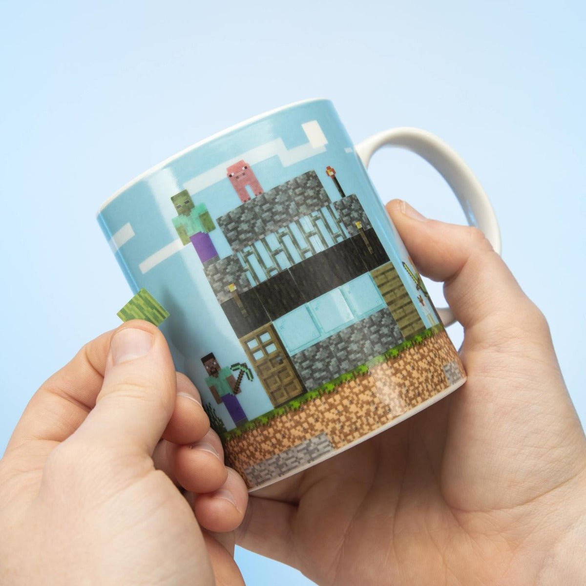 Minecraft Build A Level Mug - GeekCore