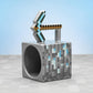 Minecraft Diamond Pickaxe 3D Mug - GeekCore