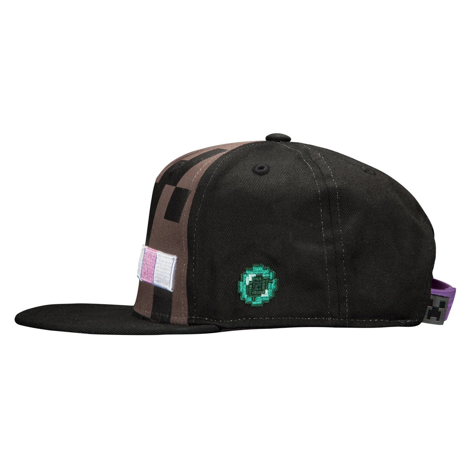 Minecraft Enderman Mob Kids Snapback Cap - GeekCore