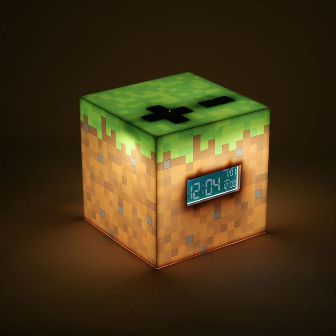 Minecraft Grass Block Alarm Clock - GeekCore