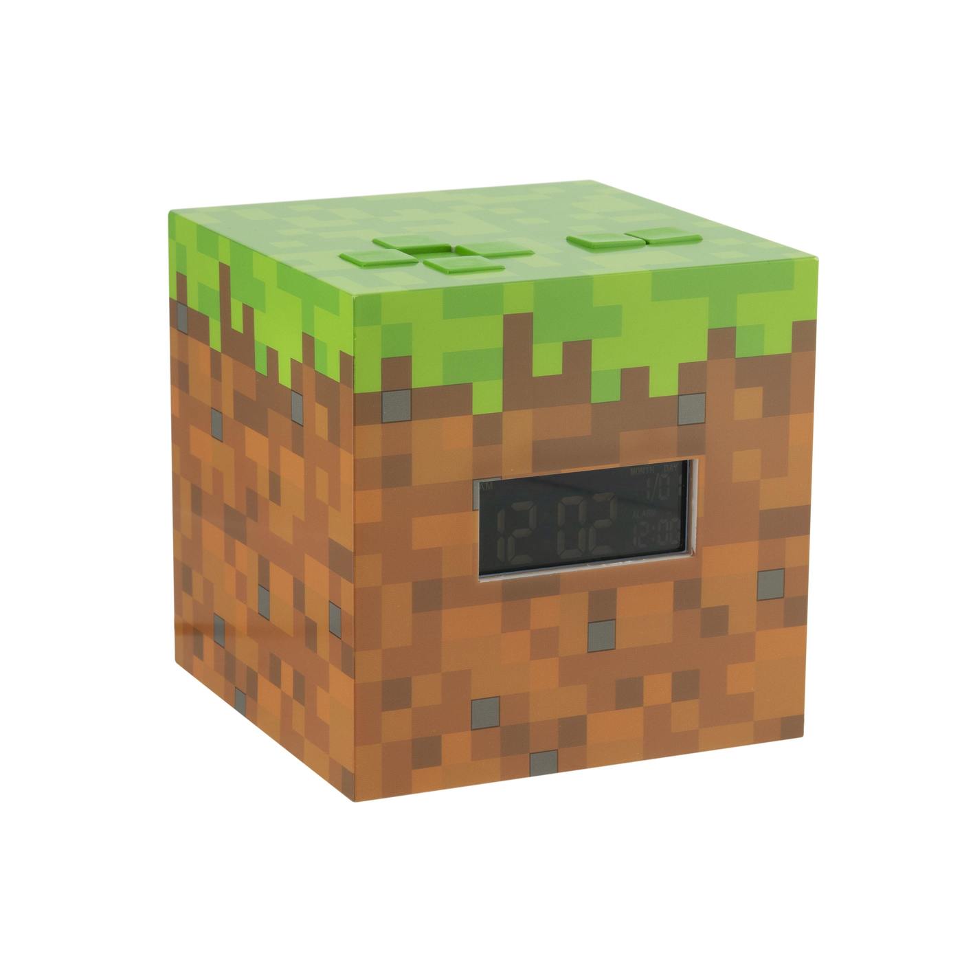 Minecraft Grass Block Alarm Clock - GeekCore