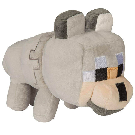 Minecraft Happy Explorer Untamed Wolf Collectible Plush Toy - GeekCore