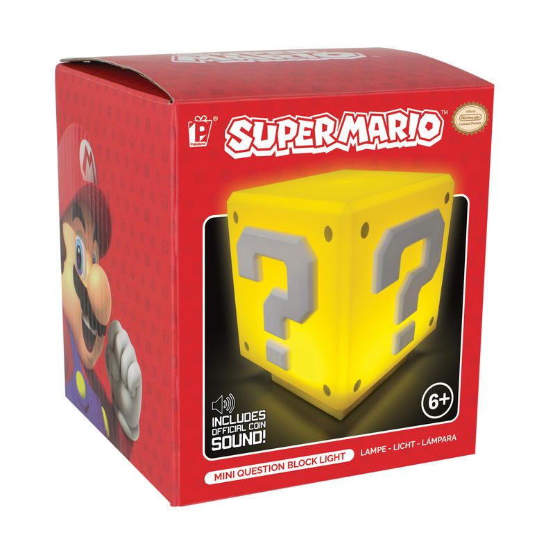 Mini Question Block Super Mario Light - GeekCore