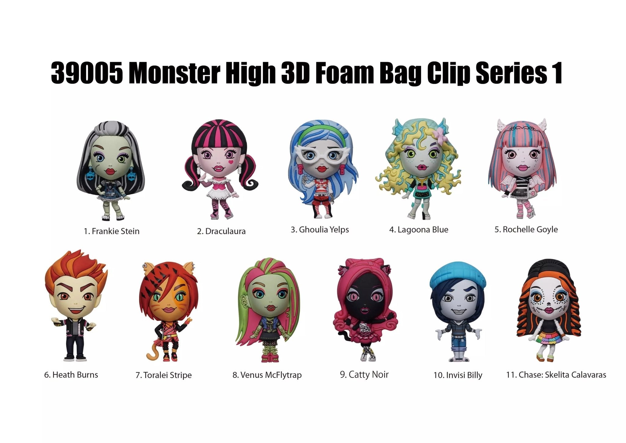 Monster High Series 1 Blind Bag Mystery Bag Clip - GeekCore