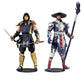 Mortal Kombat Scorpion and Raiden Twin pack 7" Action Figures - GeekCore