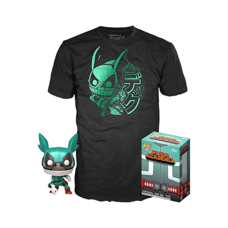 My Hero Academia Deku with Helmet Funko Pop! Vinyl and Tee Set - GeekCore