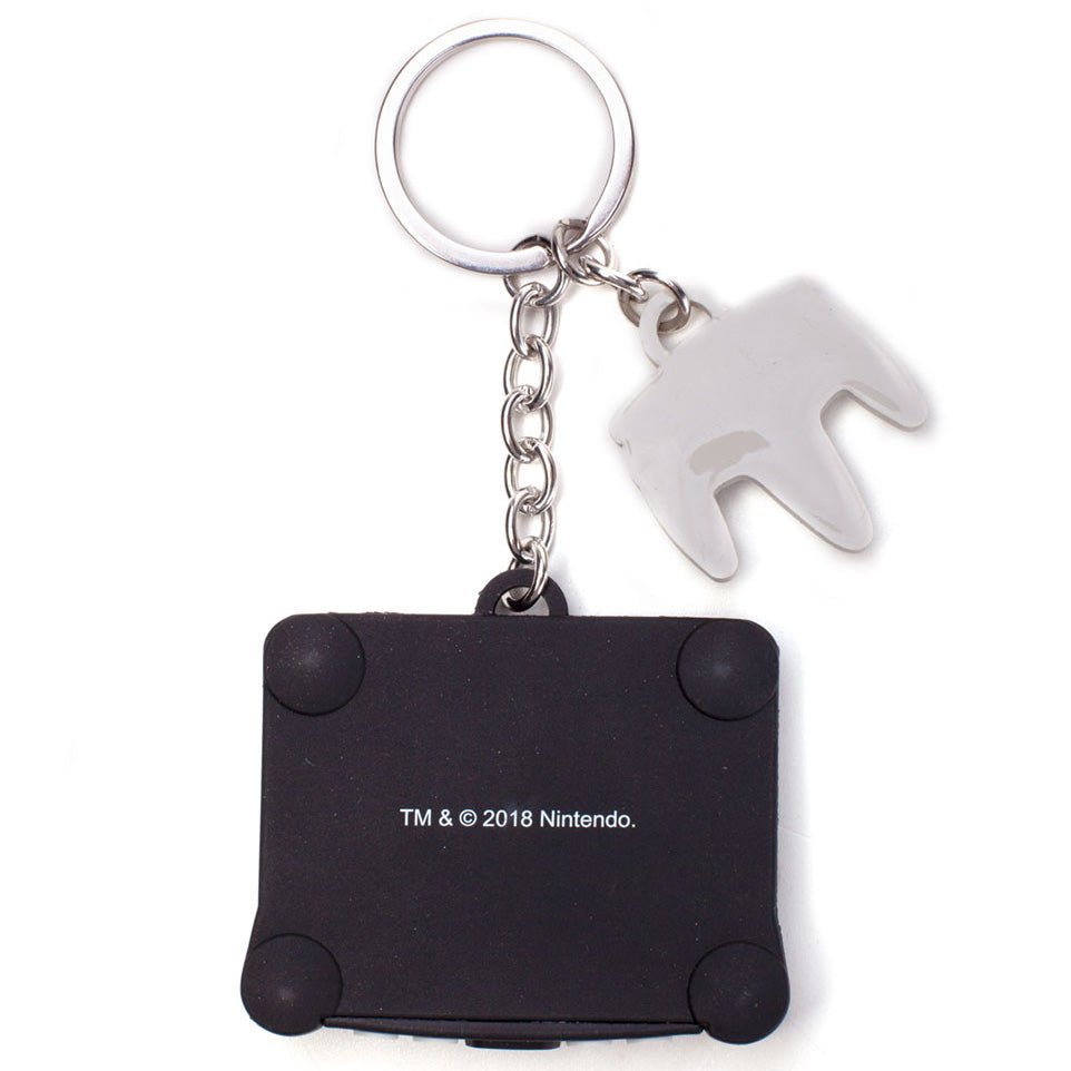 Nintendo 64 Console Rubber Keychain - GeekCore