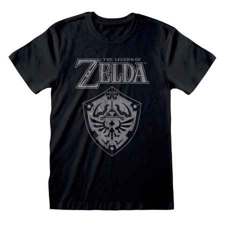 Nintendo Legend Of Zelda Distressed Shield T - Shirt - GeekCore