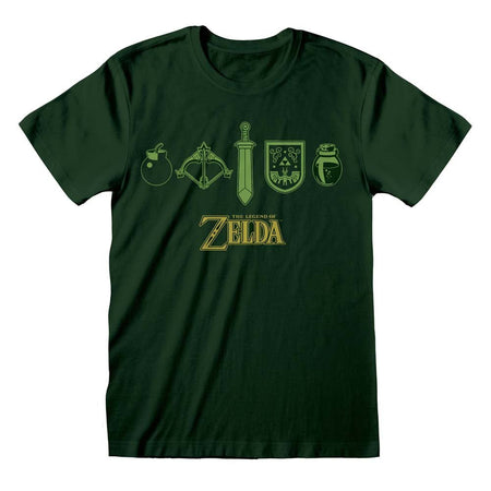 Nintendo Legend of Zelda Quest Essentials T - Shirt - GeekCore