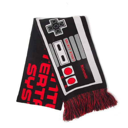 Nintendo NES Controller Knitted Scarf - GeekCore