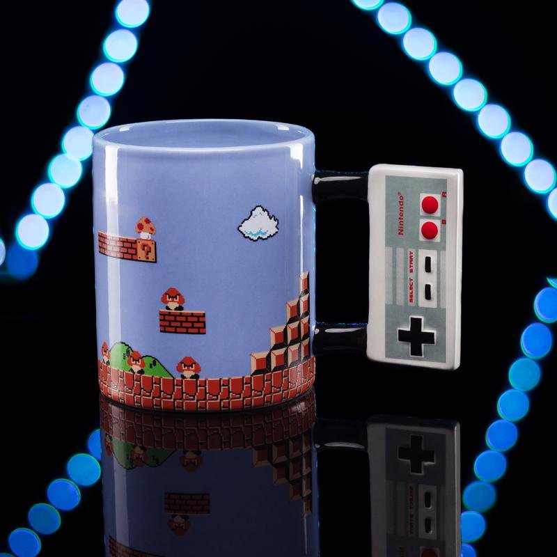 Nintendo NES Controller Shaped Mug - GeekCore