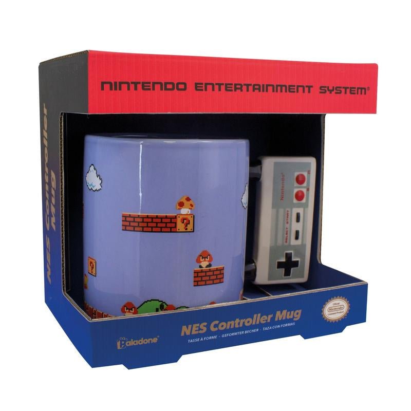 Nintendo NES Controller Shaped Mug - GeekCore