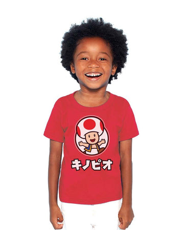 Nintendo Super Mario Toad Kid's T - Shirt - GeekCore