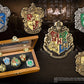 Official Harry Potter Hogwarts House Crest Pin Badge Set - GeekCore