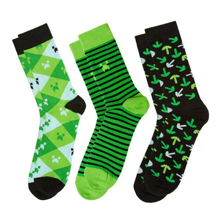 Official Minecraft Socks (Kid's Size) - GeekCore