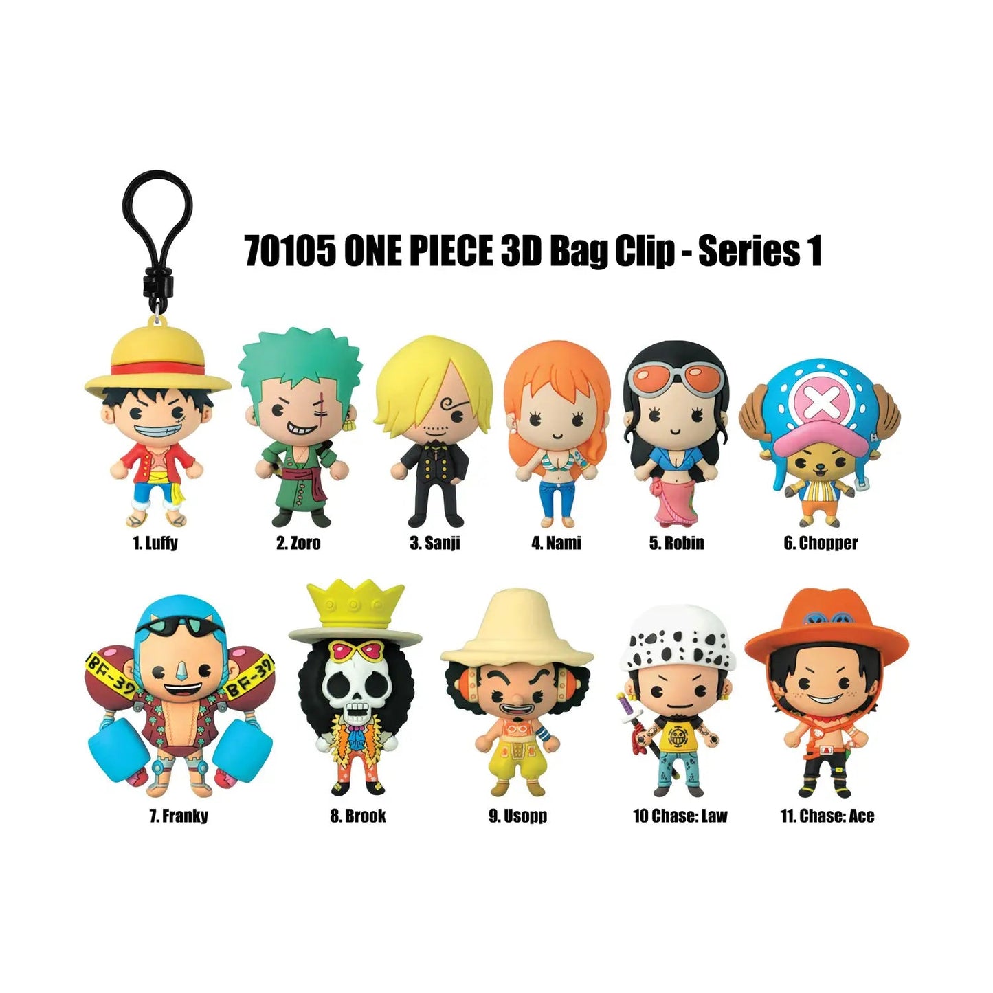 One Piece Series 1 Blind Bag Mystery Bag Clip - GeekCore