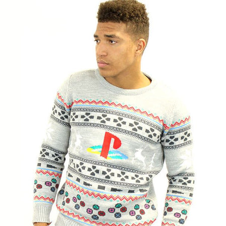 Original Playstation Christmas Jumper - GeekCore