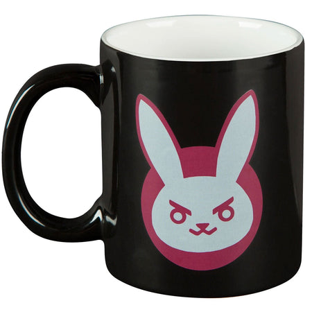 Overwatch D.Va Bunny Black Ceramic Mug - GeekCore