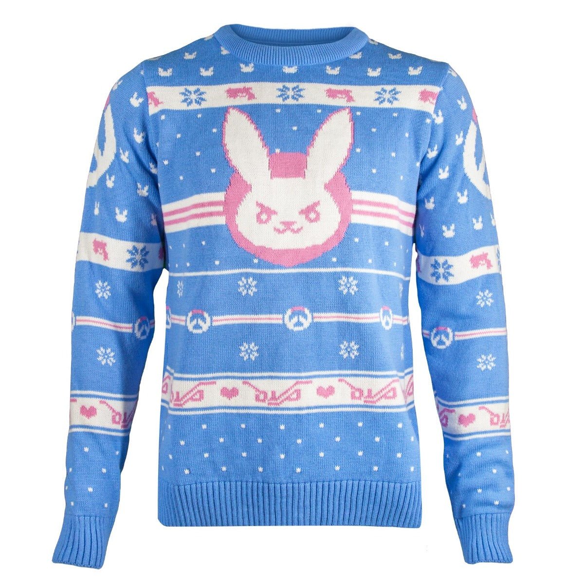 Overwatch D.Va Snow Bunny Knitted Christmas Jumper / Sweater - GeekCore