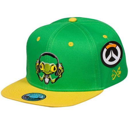 Overwatch Lucio Frog Decal Snapback Hat - GeekCore