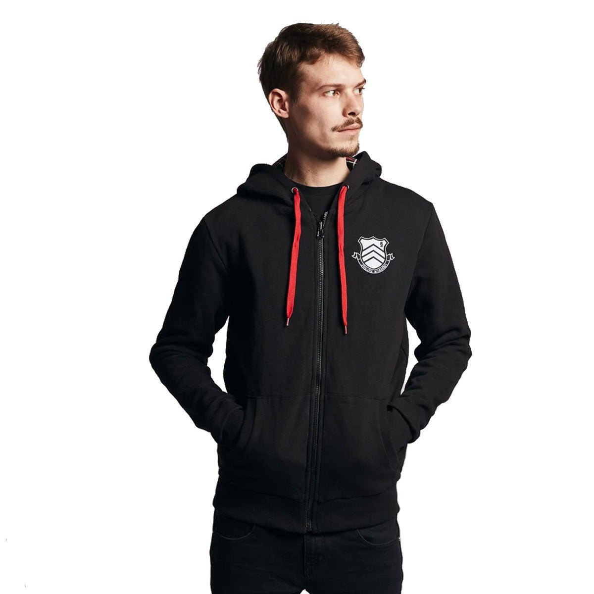 Persona 5 Shujin Academy Reversible Men's Zipper Hoodie - GeekCore