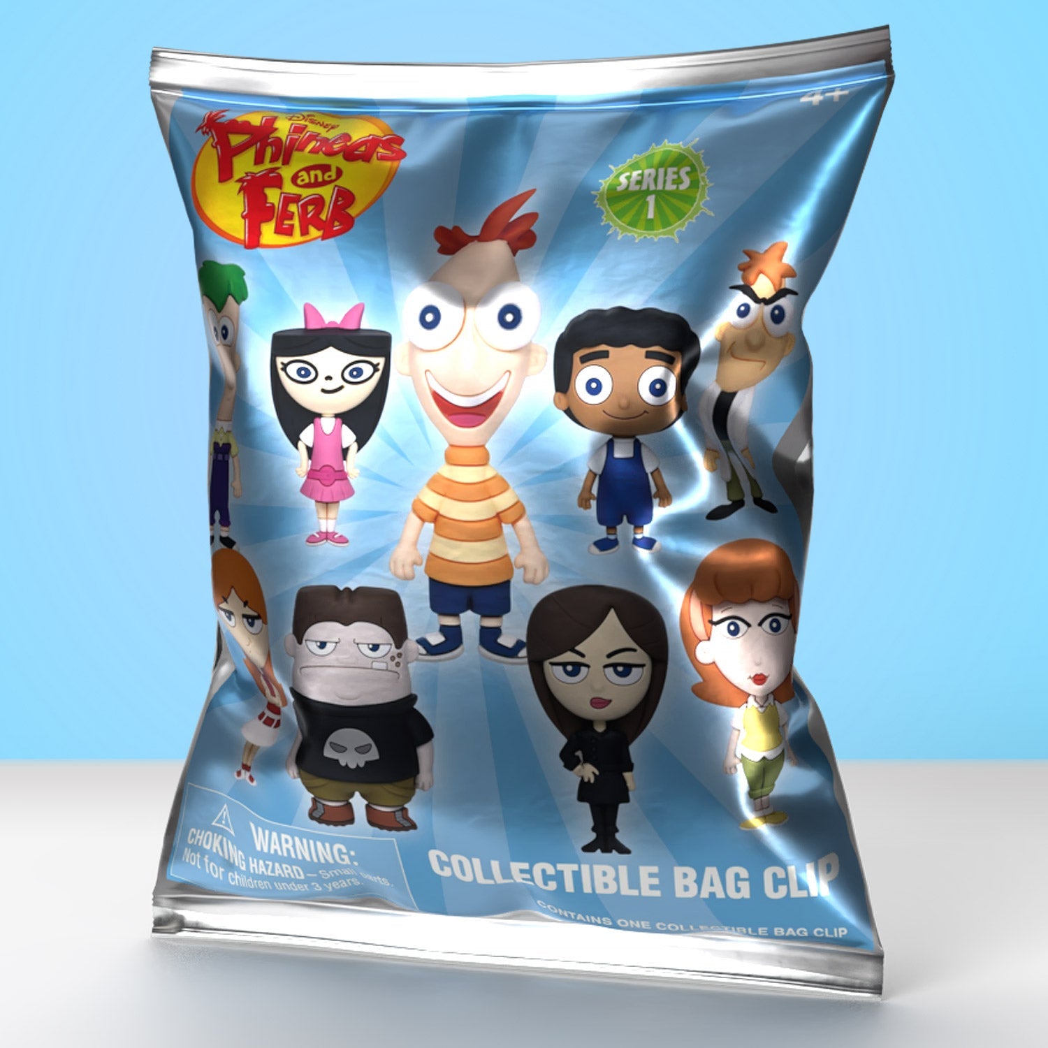 Phineas & Ferb Series 1 Blind Bag Mystery Bag Clip - GeekCore