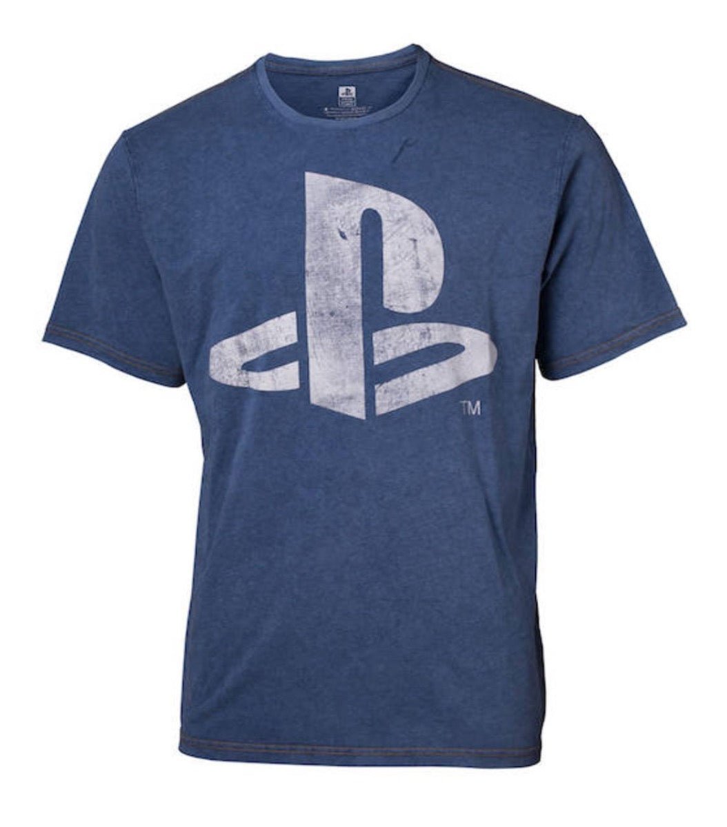 Playstation Faux Denim PS Logo Men's T - Shirt - GeekCore