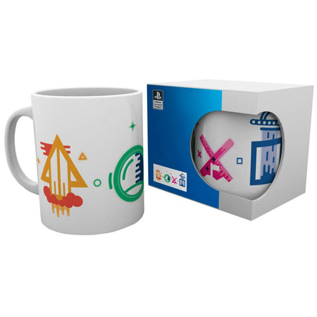 Playstation Intergalactic Shapes Mug - GeekCore