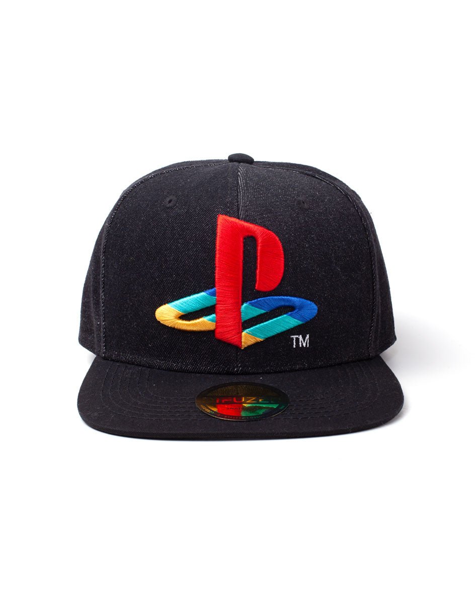Playstation Logo Denim Snapback - GeekCore