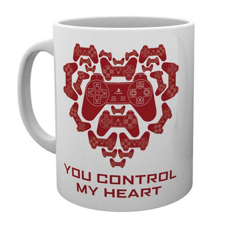 Playstation You Control My Heart Mug - GeekCore