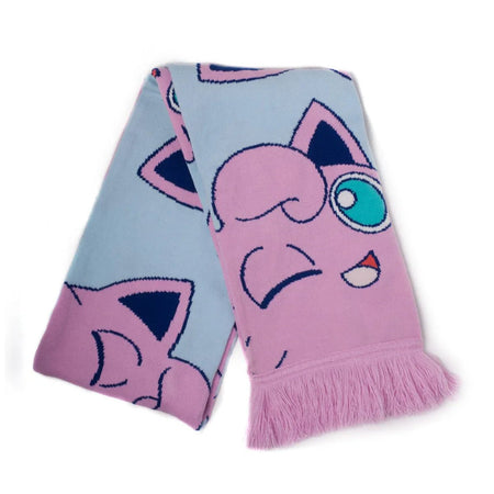 Pokemon Jigglypuff Pastel Knitted Scarf - GeekCore