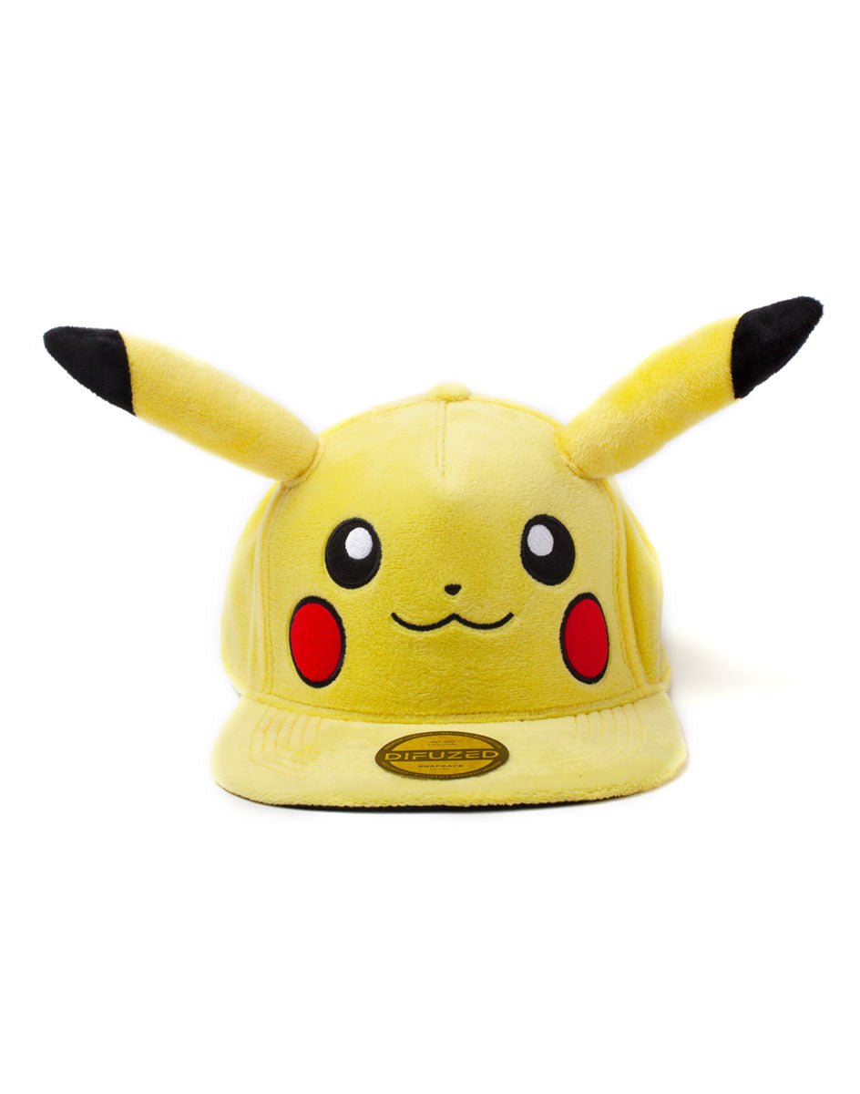 Pokemon Pikachu Plush Snapback - GeekCore