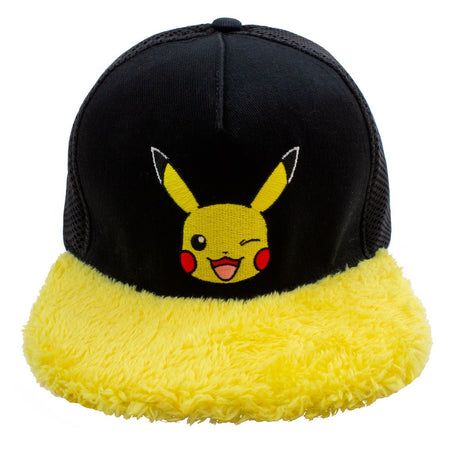 Pokemon Pikachu Wink Unisex Adults Snapback Cap - GeekCore