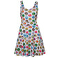 Pokemon Pokeball Print Skater Dress - GeekCore