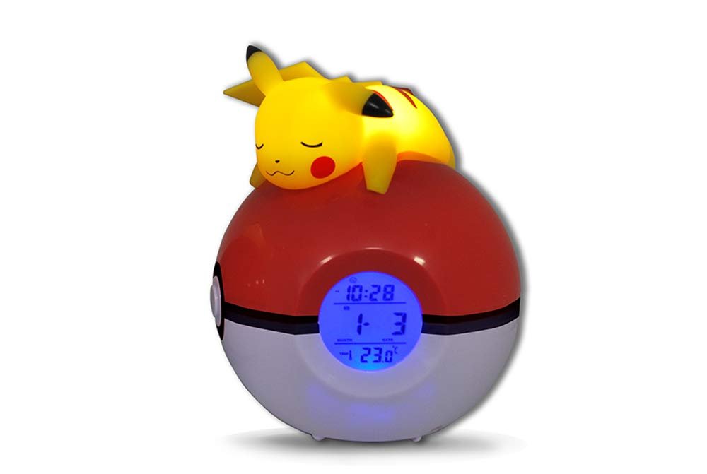 Pokemon Sleeping Pikachu Radio Alarm Clock - GeekCore