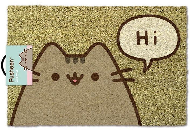 Pusheen Says "Hi" Coir Doormat - GeekCore