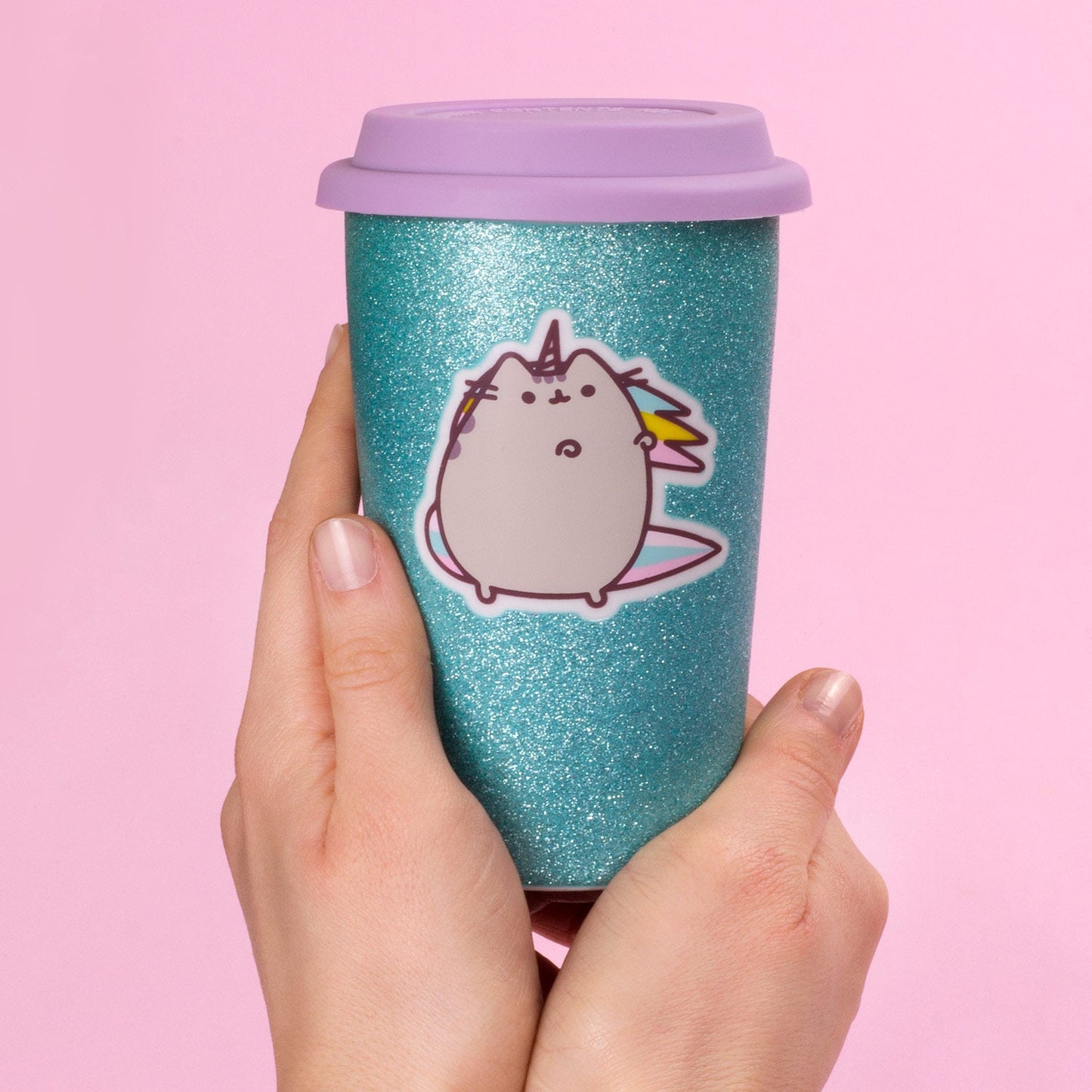 Pusheen Unicorn Ceramic Travel Mug - GeekCore