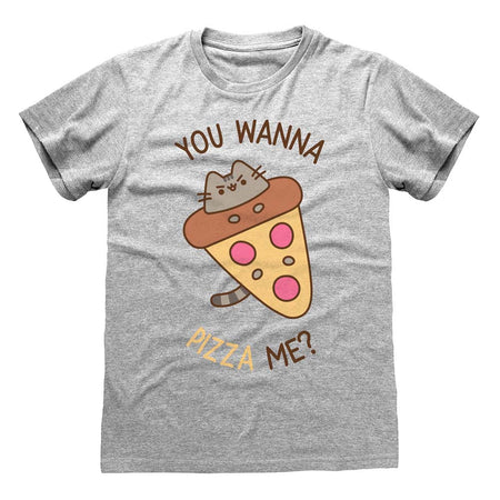 Pusheen Wanna Pizza Me T - Shirt - GeekCore