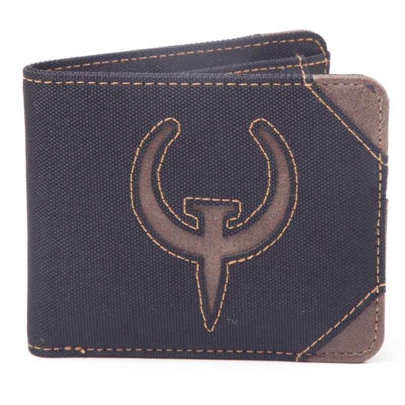 Quake Classic Logo Bi - Fold Wallet - GeekCore